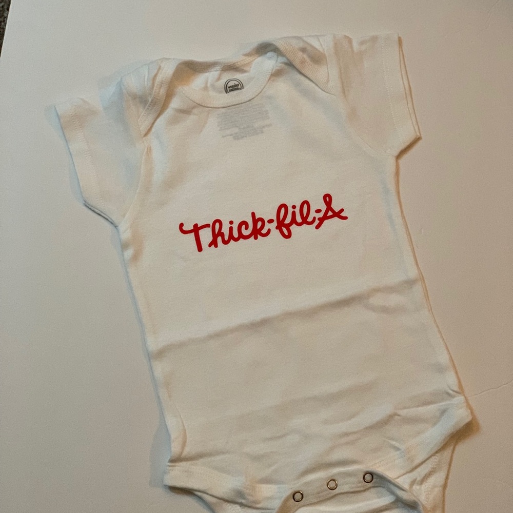 Thic-fil-a onesie.